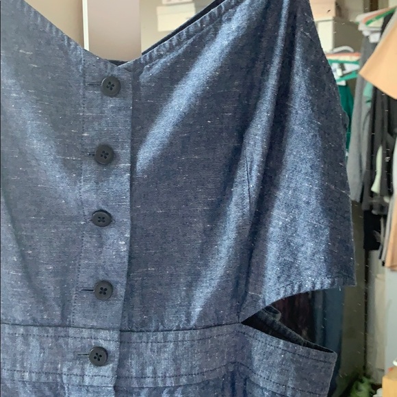 Madewell Chambray Cutout Cami Minidress - Picture 4 of 4